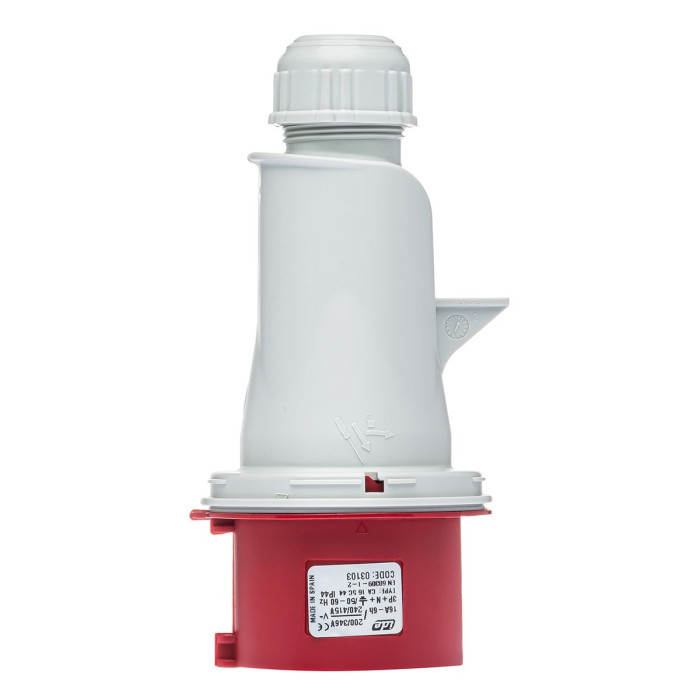 Вилка кабельна IDE MUNDIAL 3P+N+E 16A 200/346–240/415V IP44