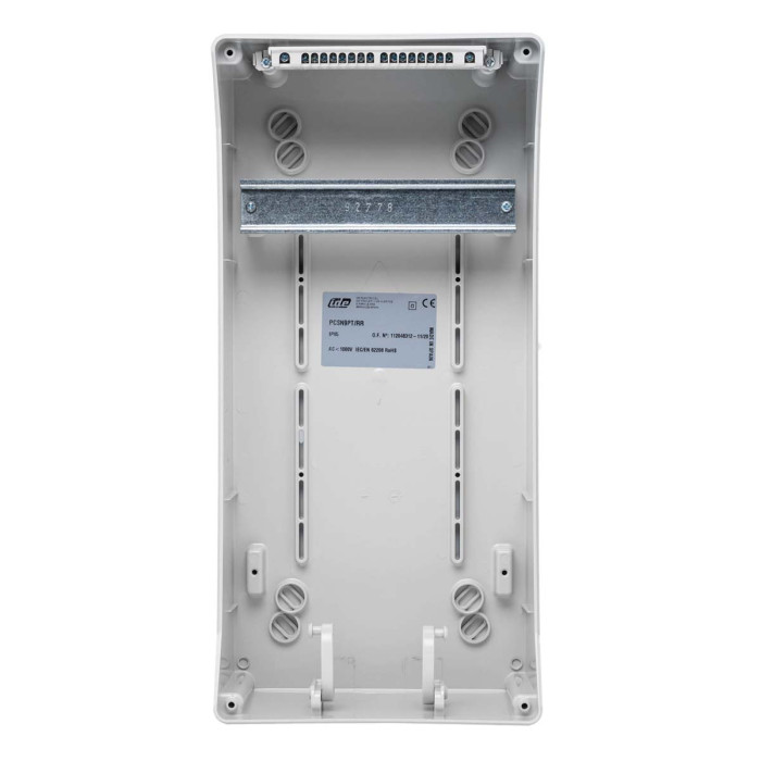 Настінний корпус для сил. розеток IDE з отворами STAR 1×9 MOD 436×210x137mm, IP65, шини N+PE