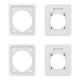 Настінний корпус для сил. розеток IDE з отворами STAR 1×9 MOD 436×210x137mm, IP65, шини N+PE