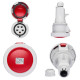 Розетка кабельна IDE MUNDIAL 3P+N+E 32A 200/346–240/415V IP66-67