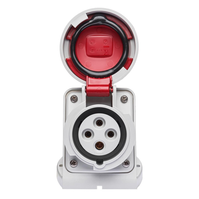 Розетка настінна IDE MUNDIAL 3P+E 16A 380–415V IP66-67