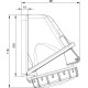 Розетка настінна IDE MUNDIAL 3P+E 16A 380–415V IP66-67