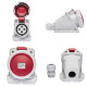 Розетка настінна IDE MUNDIAL 3P+E 16A 380–415V IP66-67