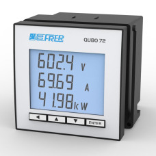 Аналізатор мережі FRER QUBO DC, RS485, 220V живл. 80-260 Vac/dc, пульс