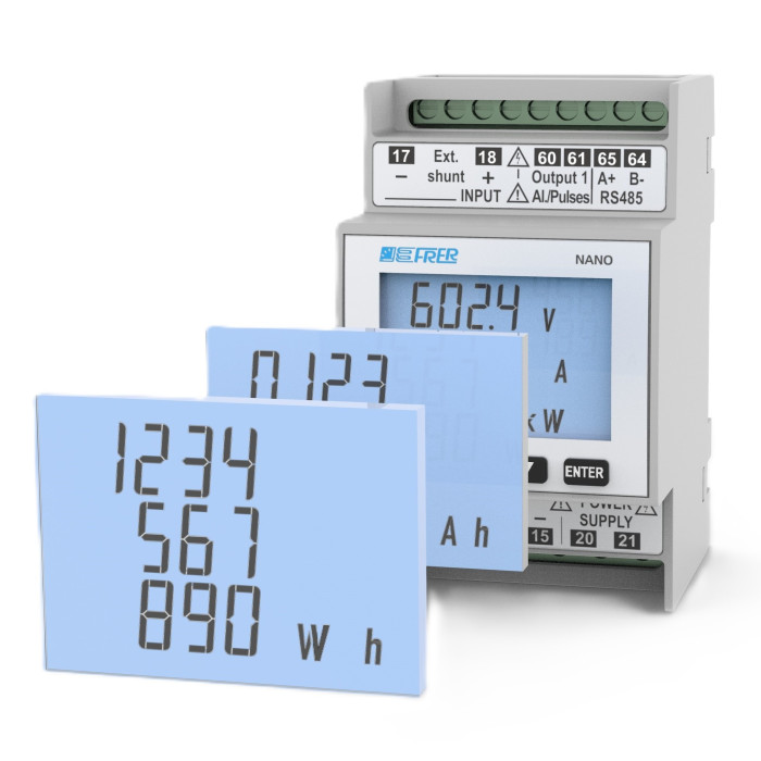 Аналізатор мережі модульний FRER NaNo 1-5A RS485