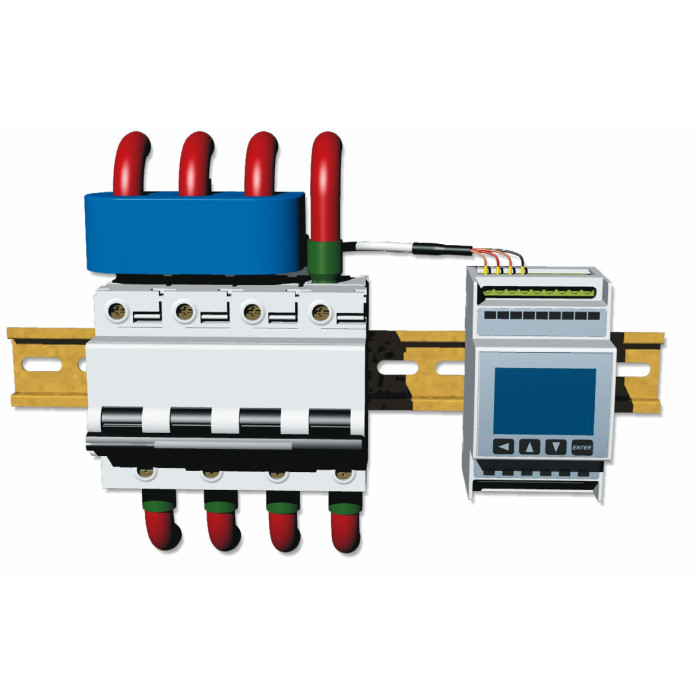 Аналізатор мережі модульний FRER NaNo 1-5A RS485 100-400V