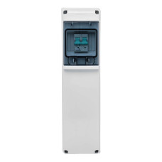 Настінний корпус для сил. розеток IDE STAR 1×4 MOD 385×102x105mm IP65 з шинами N+PE