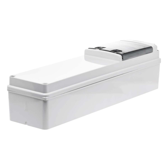 Настінний корпус для сил. розеток IDE STAR 1×4 MOD 385×102x105mm IP65 з шинами N+PE