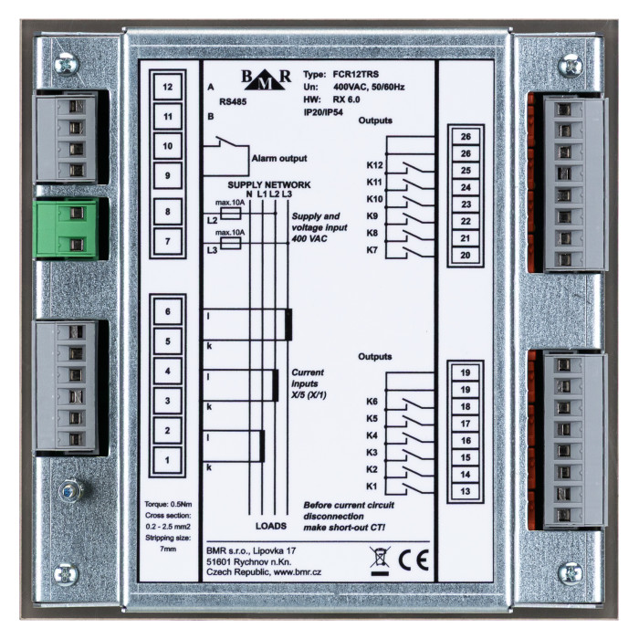 Регулятор реактивної потужності BMR FCR12-3X