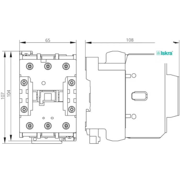Контактор ISKRA KNL-63-11 Q7 380/415V 50/60 Hz