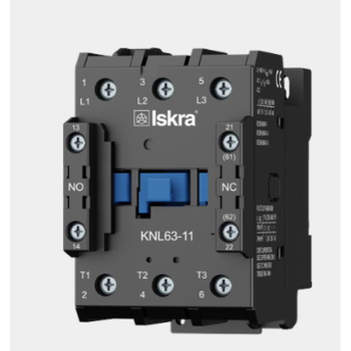 Контактор ISKRA KNL-63-11 Q7 380/415V 50/60 Hz
