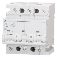 Модульний автоматичний вимикач OEZ LVN 3P D100A 10kA