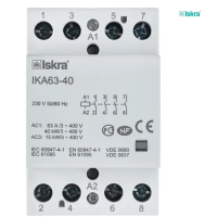 Модульний контактор ISKRA IKA 63A 24V AC/DC 3NO+1NC