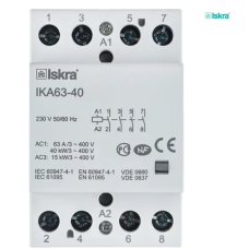 Модульний контактор ISKRA IKA 63A 24V AC/DC 3NO+1NC