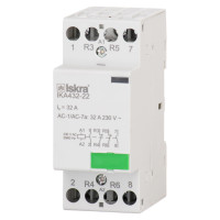 Модульний контактор ISKRA IKA 32A 230V AC 2NO+2NC