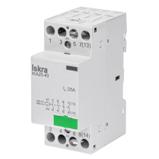 Модульний контактор ISKRA IKA 25A 230V AC 4NO