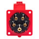 Розетка вбудована пряма IDE MUNDIAL 3P+N+E 32A 200/346–240/415V IP44