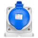 Розетка настінна IDE MUNDIAL 2P+E 32A 200–250V IP44