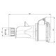 Розетка кабельна IDE MUNDIAL 3P+N+E 16A 200/346–240/415V IP44