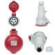 Розетка кабельна IDE MUNDIAL 3P+N+E 16A 200/346–240/415V IP44