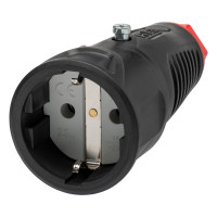 Розетка кабельна IDE SCHUKO 2P+E 16A 220–250V IP20