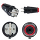 Вилка кабельна IDE SCHUKO 2P+E 16A 220–250V IP54