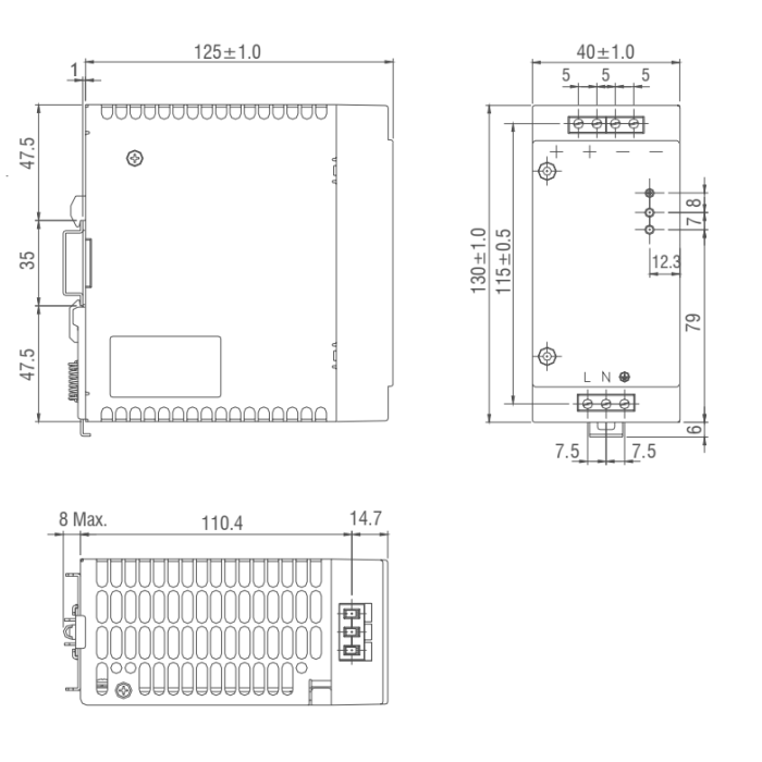 Блок живлення IMO BPS-1 120 Вт 24V DC 5A