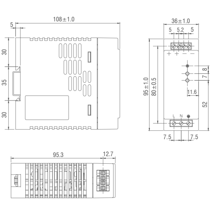 Блок живлення IMO BPS-1 30 Вт 24V DC 1.3A