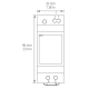 Блок живлення IMO SPS-1 30Вт Вт 24V DC  1.25A