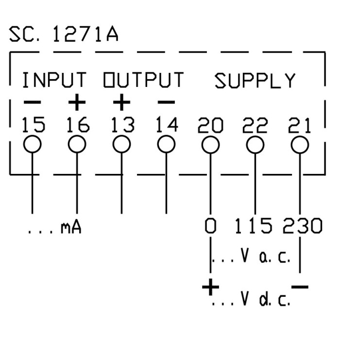 Перетворювач струму FRER MCOAC 4-20mA 4-20mA