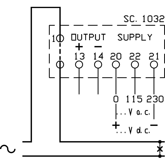 Перетворювач струму FRER MCOAD 4-20mA 0-50A