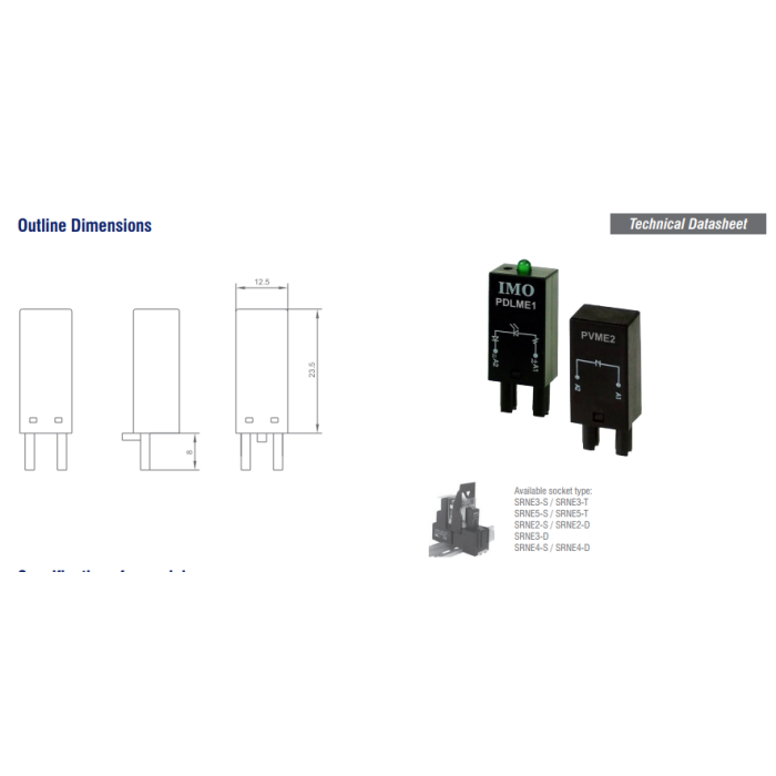 Модуль захисту/індикації IMO 110 ... 230V AC, 110V DC