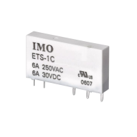 Інтерфейсне реле 1P 6A 24V DC + Колодка зі скобою
