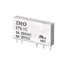 Інтерфейсне реле 1P 6A 24V DC + Колодка зі скобою