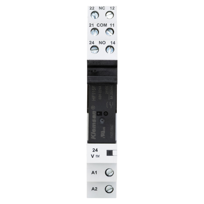 Реле інтерфейсне Klemsan KPR-SWE-24VAC/DC-2C