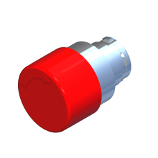 Кнопка грибовидна червона 33mm COMEPI