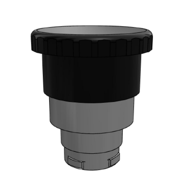 Кнопка 40mm, чорна COMEPI