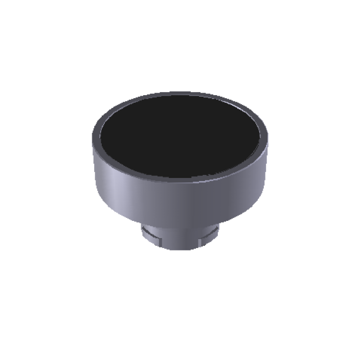 Кнопка чорна 40mm COMEPI