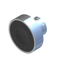 Кнопка чорна 40mm COMEPI