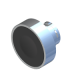 Кнопка чорна 40mm COMEPI