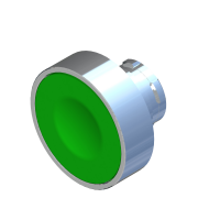 Кнопка зелена 40mm COMEPI