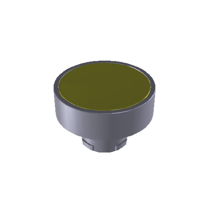 Кнопка жовта 40mm COMEPI