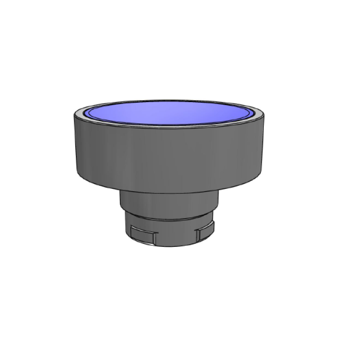 Кнопка синя 40mm COMEPI