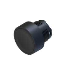 Кнопка чорна, пласт. корпус, ø 22mm, IP65 COMEPI
