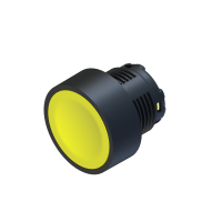 Кнопка жовта, пласт. корпус, ø 22mm, IP65 COMEPI