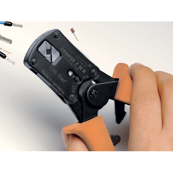 Інструмент обжимний Klemsan CRIMPER F 10 R (0,08-10 мм²)