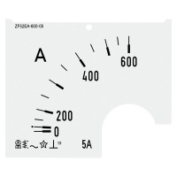 Шкала амперметра FRER ZF 600/5A