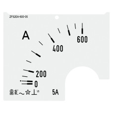 Шкала амперметра FRER ZF 600/5A