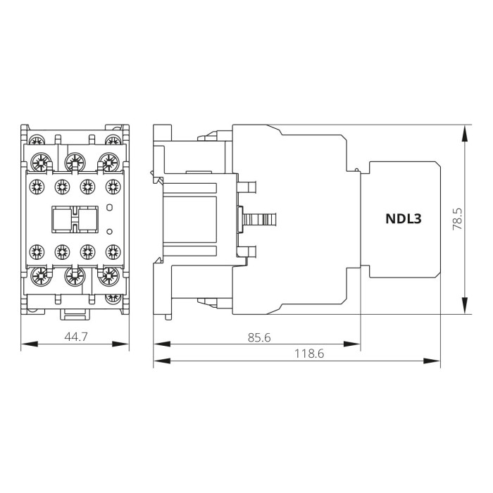 Контактор ISKRA KNL-22-00/220/240V/50/60Hz
