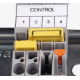 Штифтовий замок Klemsan SG-N оранжевого кольору для клем серії CTP/PTP